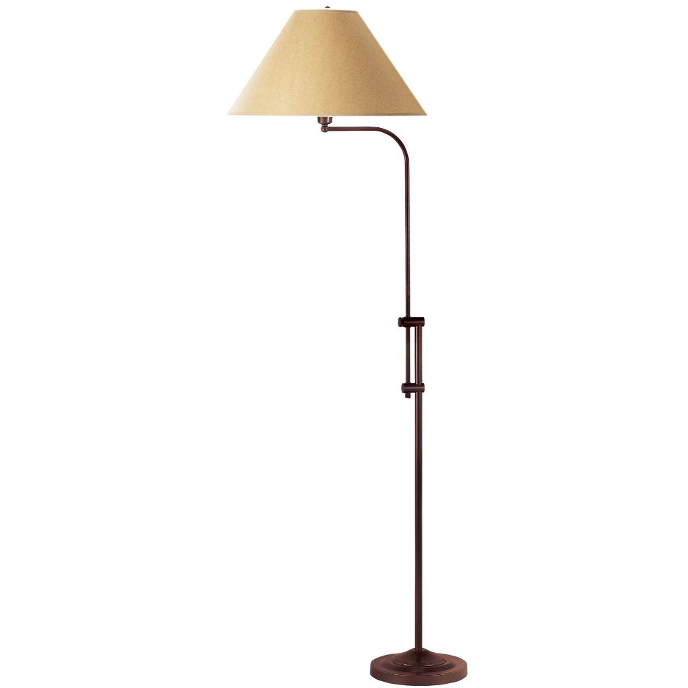 CAL Lighting BO-216-RU 150W 3 Way Pharmacy Floor Lamp W/Adjustable Pole in Rust